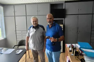 Η επίσκεψη Μπονάνου στα γραφεία της Παναχαϊκής