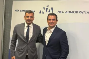 Συνάντηση του Αν. Νικολακόπουλου με τον Κ. Σκρέκα