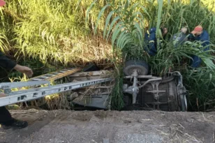 Καλύβια Αγρινίου: πήρε τούμπα το ΙΧ αλλά ο παππούς βγήκε σώος!
