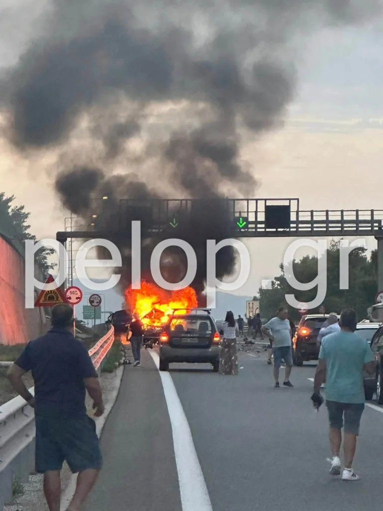 Φοβερό τροχαίο στην Παναγοπούλα, οδηγός ενός Ι.Χ. τύπου Yaris απανθρακώθηκε! ΦΩΤΟ