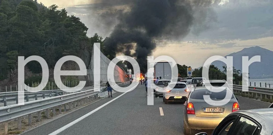 Φοβερό τροχαίο στην Παναγοπούλα, οδηγός ενός Ι.Χ. τύπου Yaris απανθρακώθηκε! ΦΩΤΟ
