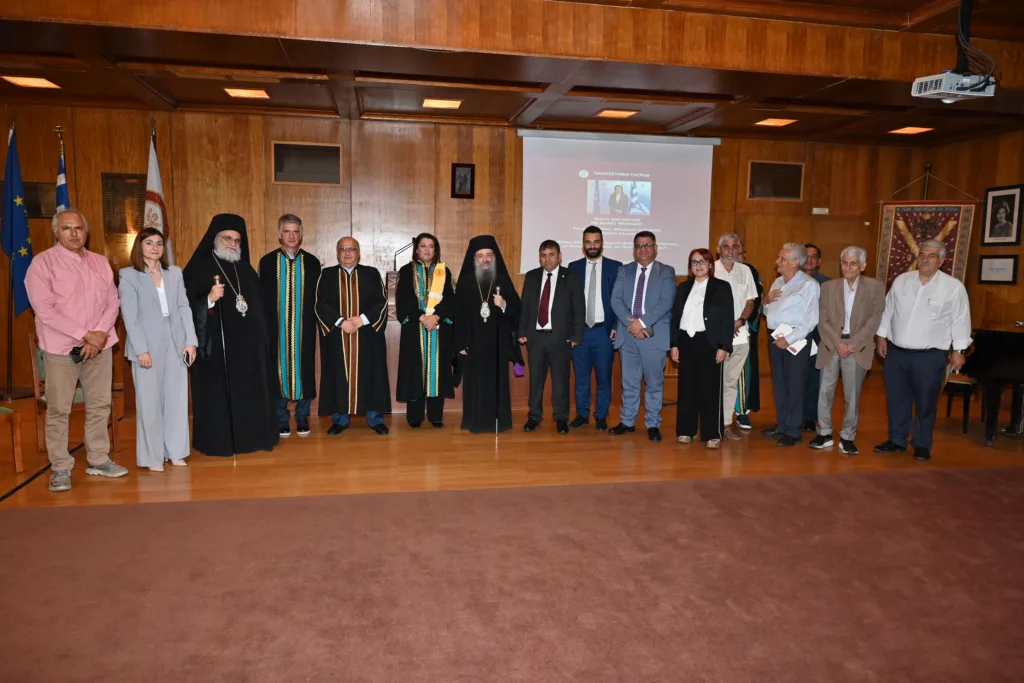 Η Υπουργός Παιδείας της Κύπρου Αθηνά Μιχαηλίδου αναγορεύθηκε Επίτιμη Διδάκτωρ του Πανεπιστημίου Πατρών ΦΩΤΟ