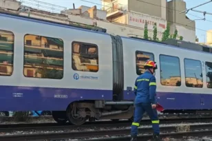 Κωνσταντινουπόλεως και Αθηνών: Τρένο παρέσυρε και σκότωσε πεζό