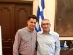 Συναντήσεις Πέτρου Ψωμά με Δημάρχους Ρόδου και Χανίων