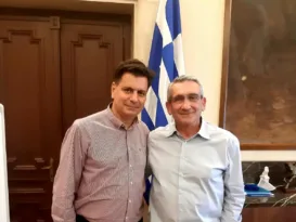 Συναντήσεις Πέτρου Ψωμά με Δημάρχους Ρόδου και Χανίων