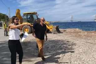 Πάτρα: Η ανάπλαση της παραλιακής του Ρίου προχωρά – Αυτοψία Μπονάνου στην περιοχή