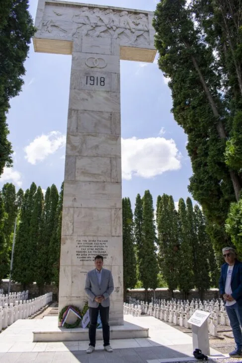 Ο Πέτρος Ψωμάς και αντιπροσωπεία του σπιράλ στο Πίροτ της Σερβίας