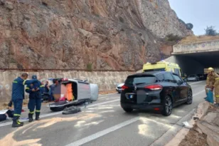 Φωκίδα: Δύο νεκροί σε πλαγιομετωπική σύγκρουση οχημάτων στην Εθνική Οδό Ιτέας – Ναυπάκτου ΦΩΤΟ