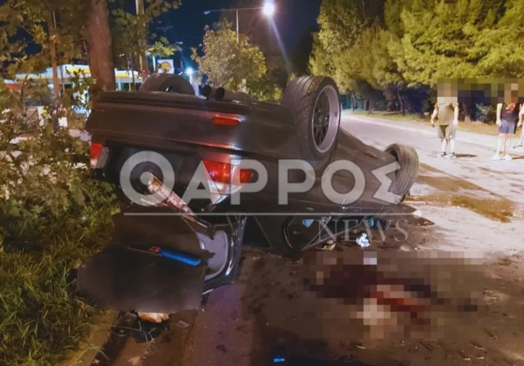 Τροχαίο δυστύχημα στην Καλαμάτα: Νεκρή 19χρονη μετά από ανατροπή αυτοκινήτου, σοβαρά ο 23χρονος οδηγός ΦΩΤΟ