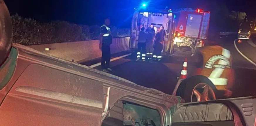 Θανατηφόρο τροχαίο στην εθνική Λαμίας–Αθηνών: Ένας νεκρός και δύο τραυματίες ΦΩΤΟ