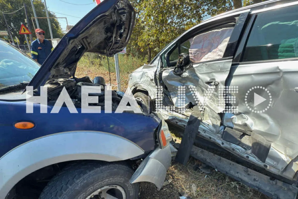 Σοβαρό τροχαίο στον Πύργο: Εγκλωβίστηκαν και τραυματίστηκαν δύο τουρίστες ΦΩΤΟ