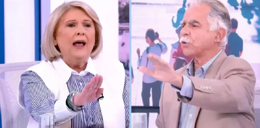 Βούλτεψη σε Μπαλάφα: Στις φλέβες σας ρέει ψέμα, όχι αίμα - Άγριος καβγάς on air ΒΙΝΤΕΟ