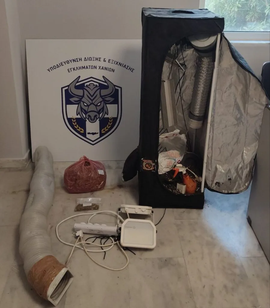 Χανιά: 34χρονος και 35χρονος έκρυβαν 650 γραμμάρια χασίς στα σπίτια τους