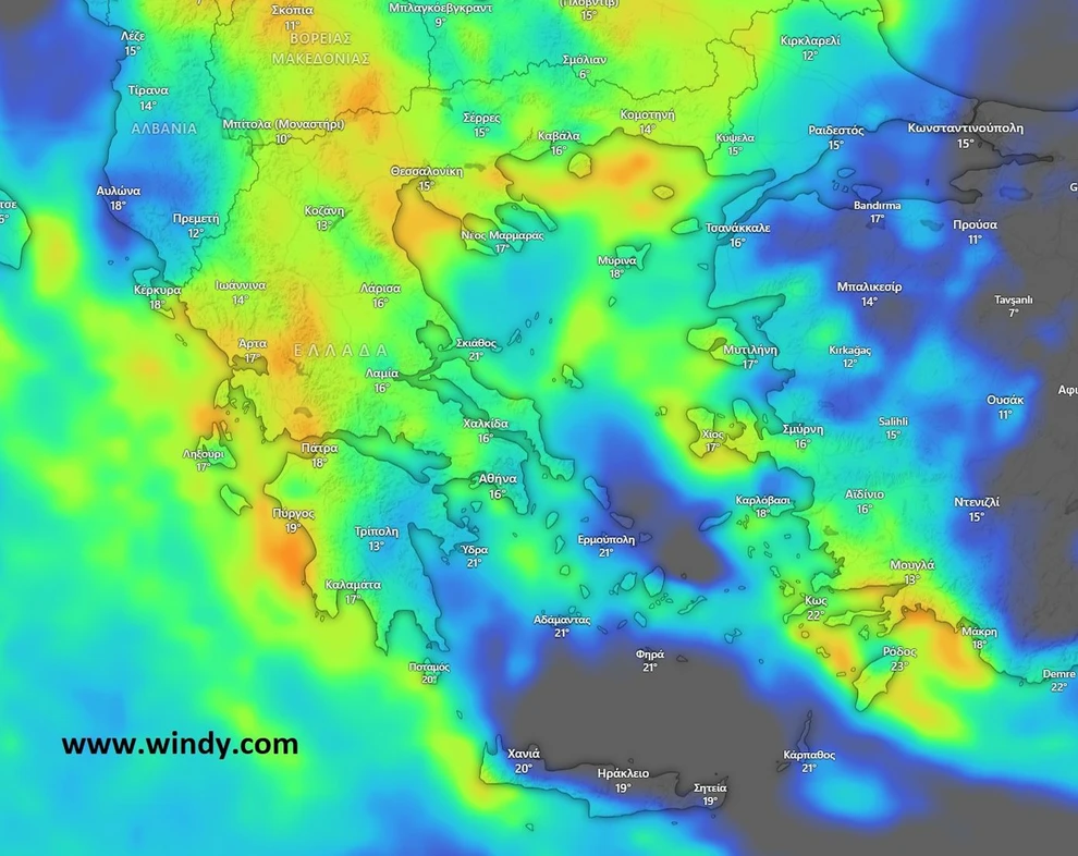 Οι μετεωρολόγοι για την έλευση της κακοκαιρίας τύπου «Π», φέρνει και χιόνια ΧΑΡΤΕΣ