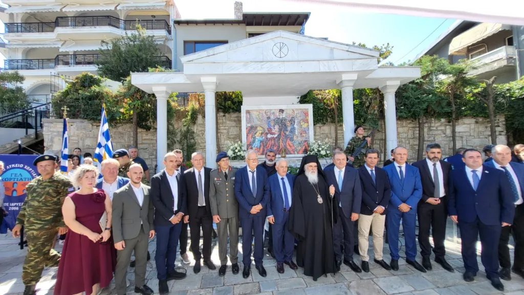 Στις εκδηλώσεις μνήμης για τα 81 χρόνια απ’ το Ολοκαύτωμα του Χορτιάτη ο Δήμαρχος Καλαβρύτων ΦΩΤΟ