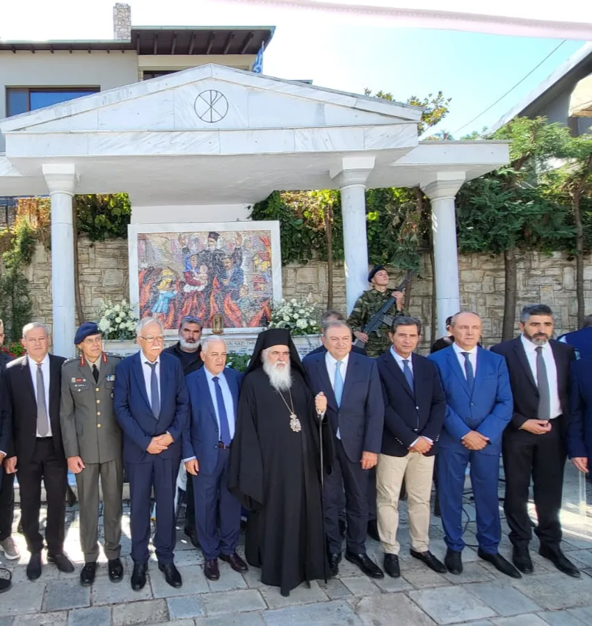 Στις εκδηλώσεις μνήμης για τα 81 χρόνια απ’ το Ολοκαύτωμα του Χορτιάτη ο Δήμαρχος Καλαβρύτων ΦΩΤΟ