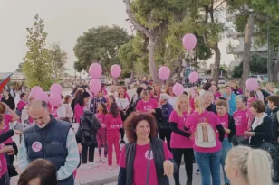 «Πλημμύρισε» η Αμαλιάδα για τον καρκίνο του μαστού ΦΩΤΟ