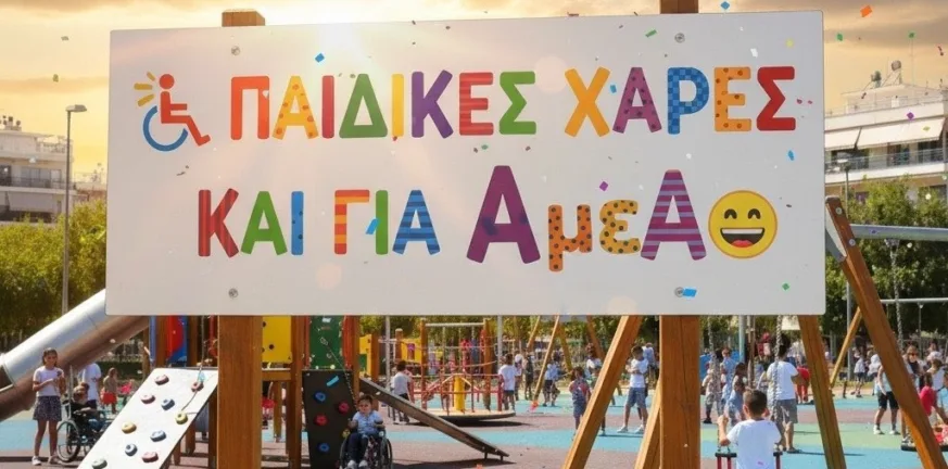 Δυτική Ελλάδα: Δημοπρατούνται 19 παιδικές χαρές προσβάσιμες και σε παιδιά με αναπηρίες Δυτική Ελλάδα: Δημοπρατούνται 19 παιδικές χαρές προσβάσιμες και σε παιδιά με αναπηρίες