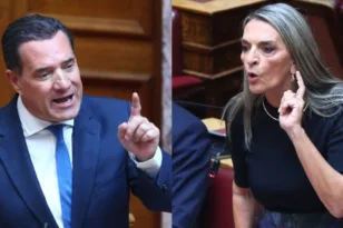Ένταση ανάμεσα σε Άδωνι Γεωργιάδη και Πέτη Πέρκα: «Πήγατε για τη selfie στη Γάζα»