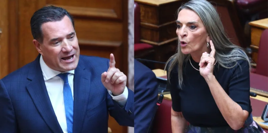 Ένταση ανάμεσα σε Άδωνι Γεωργιάδη και Πέτη Πέρκα: «Πήγατε για τη selfie στη Γάζα» Ένταση ανάμεσα σε Άδωνι Γεωργιάδη και Πέτη Πέρκα: «Πήγατε για τη selfie στη Γάζα»