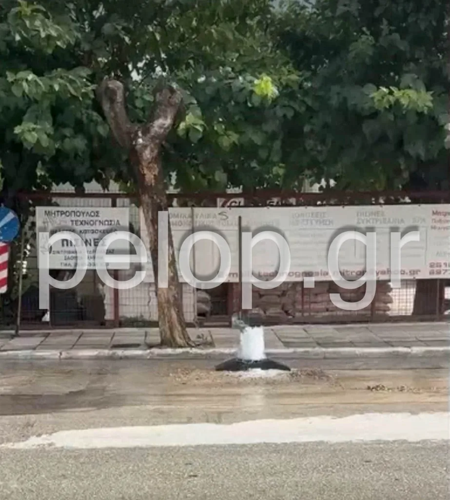 Πάτρα: Δεν έβρεξε, κι όμως πλημμύρισε η Ακρωτηρίου - Ζημιές σε σωληνώσεις από έργα ΦΩΤΟ