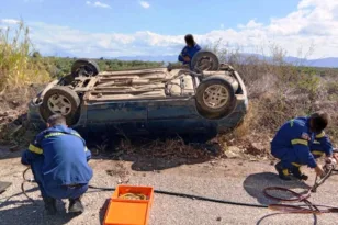 Κρίσιμα τραυματίας σε τροχαίο κοντά στα σφαγεία του Αχελώου