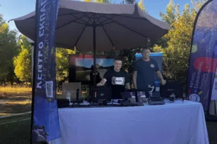 Εντυπωσιακή επίδειξη drone στο Πανεπιστήμιο Πατρών στο περίπτερο της Patras Drone Academy
