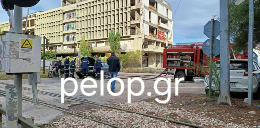 Πάτρα: Συναγερμός για φωτιά σε αυτοκίνητο στο παλιό λιμάνι ΦΩΤΟ