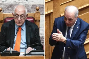 Αντιδράσεις για τις απρεπείς εκφράσεις Βελόπουλου προς Καιρίδη: «Να τιμούμε το βήμα του ομιλητή», το μήνυμα Κακλαμάνη