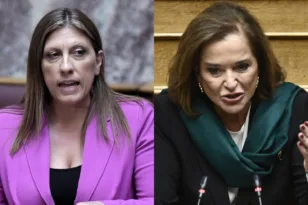 Χάος στη Βουλή: Η Κωνσταντοπούλου σήκωσε κινητό για να καταγράψει την Μπακογιάννη, εξύβρισε την Γεροβασίλη