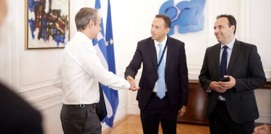 Μητσοτάκης στον αντιπρόεδρο της Google: Μας απασχολεί η προστασία των ανηλίκων στο διαδίκτυο
