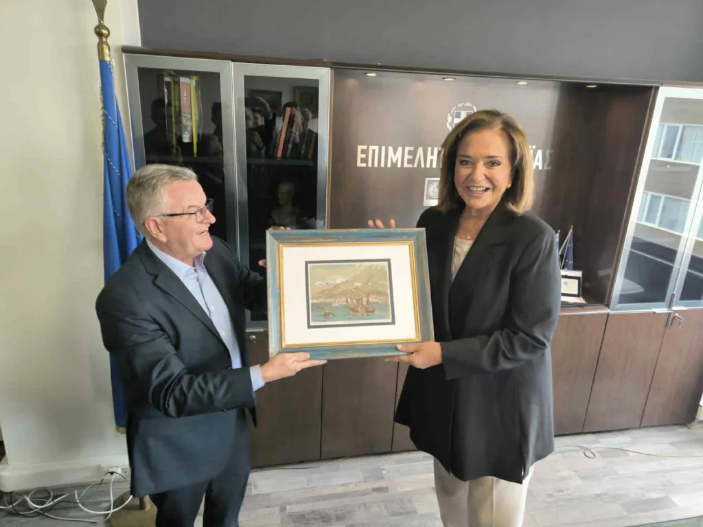 Η Ντόρα Μπακογιάννη «πρέσβειρα» της Πάτρας για την ένταξή της στον χάρτη της κρουαζιέρας Η Ντόρα Μπακογιάννη «πρέσβειρα» της Πάτρας για την ένταξή της στον χάρτη της κρουαζιέρας