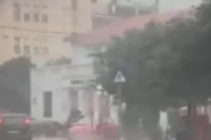 Σφοδρή νεροποντή (και) στη Ναύπακτο! ΒΙΝΤΕΟ