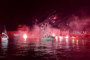Η Τελετή Αναπαράστασης της Ναυμαχίας της Ναυπάκτου ΦΩΤΟ