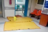 Οι πλημμύρες «χτύπησαν» και το νοσοκομείο Μεσολογγίου ΦΩΤΟ