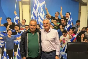 Εκλογές ΔΕΕΠ ΝΔ Αχαΐας: Ο Οδυσσέας Μαγκαφάς με τον Αντώνη Κουνάβη