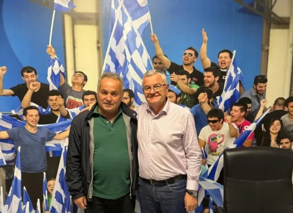 Εκλογές ΔΕΕΠ ΝΔ Αχαΐας: Ο Οδυσσέας Μαγκαφάς με τον Αντώνη Κουνάβη Εκλογές ΔΕΕΠ ΝΔ Αχαΐας: Ο Οδυσσέας Μαγκαφάς με τον Αντώνη Κουνάβη