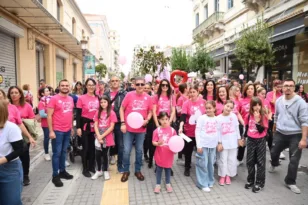 Ο Δήμος Δυτικής Αχαΐας συμμετείχε στο «Pink the city»  ΦΩΤΟ