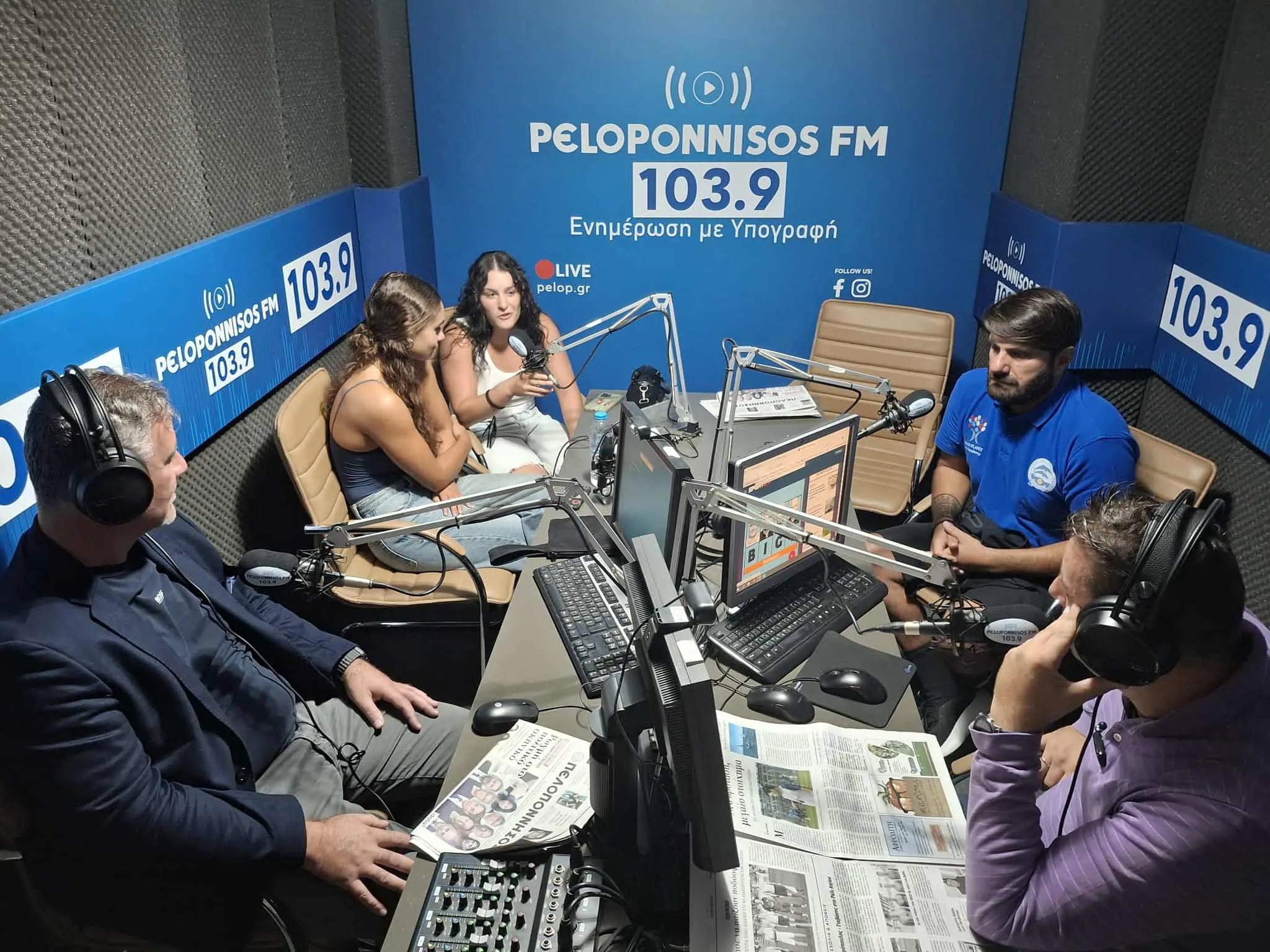 Η «οικογένεια» της ΝΕΠ στον peloponnisos FM ΒΙΝΤΕΟ