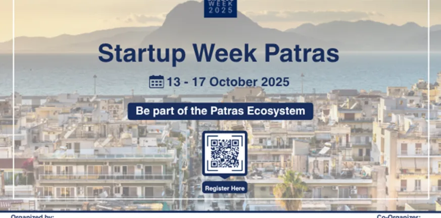 Το Startup Week Patras 2025 επιστρέφει για τρίτη χρονιά στην Πάτρα Το Startup Week Patras 2025 επιστρέφει για τρίτη χρονιά στην Πάτρα