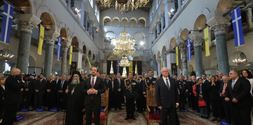 Θεσσαλονίκη: Πανηγυρική δοξολογία στον Άγιο Δημήτριο για τον Πολιούχο και την απελευθέρωση της πόλης Θεσσαλονίκη: Πανηγυρική δοξολογία στον Άγιο Δημήτριο για τον Πολιούχο και την απελευθέρωση της πόλης