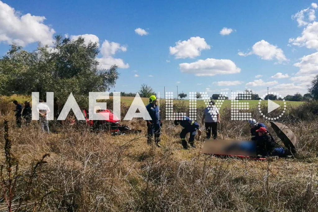 Σοβαρό ατύχημα με τρακτέρ και τραυματισμός αγρότη στο πρόσωπο ΦΩΤΟ
