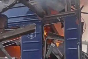 Επίθεση της Ρωσίας σε τρένο στην Ουκρανία, ο Ζελένσκι κάνει λόγο για 30 νεκρούς! ΒΙΝΤΕΟ