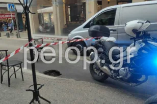 Πάτρα: Άνοιξε τρύπα στο οδόστρωμα της Κανακάρη – Η πιο.. “πατρινή” προσωρινή λύση! ΦΩΤΟ