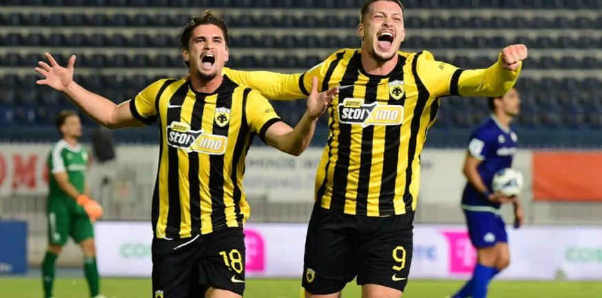 Κηφισιά - ΑΕΚ 2-3: Επική ανατροπή με Γιόβιτς και Μαρίν ενώ έπαιζε με 10 παίκτες