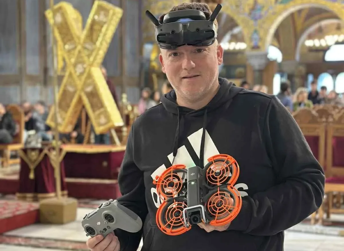 Νέα συνεργασία του Κώστα Βικάτου με την ΕΡΤ: Πλάνα drone μέσα από τον Ιερό Ναό του Αγίου Ανδρέου