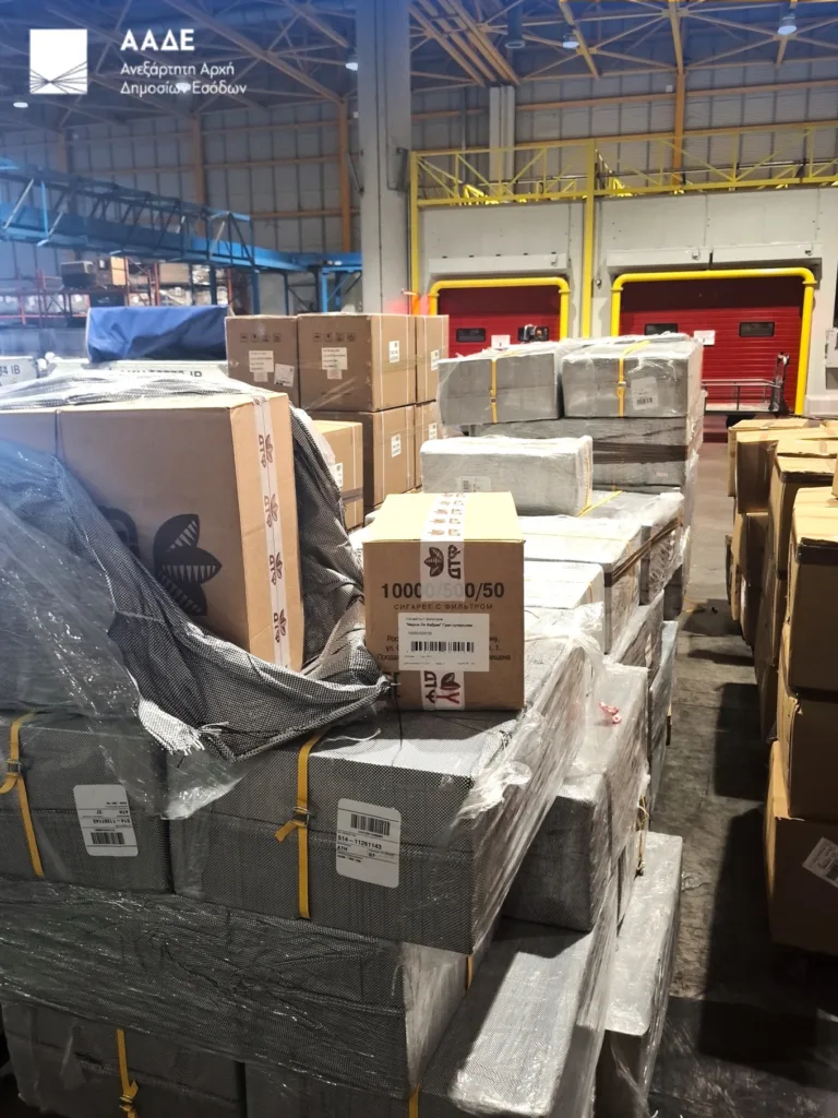 Κατασχέθηκαν από την ΑΑΔΕ 1,7 εκατομμυρίων λαθραίων τσιγάρων! ΦΩΤΟ Κατασχέθηκαν από την ΑΑΔΕ 1,7 εκατομμυρίων λαθραίων τσιγάρων! ΦΩΤΟ