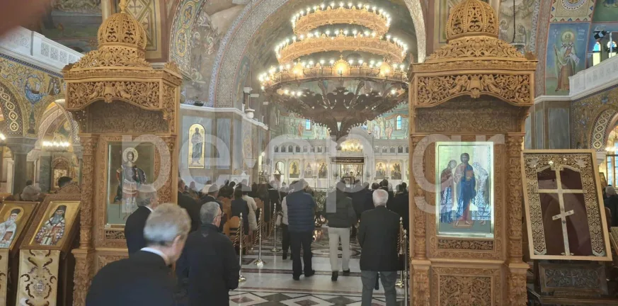 Το τελευταίο αντίο στον Θρασύβουλο Μαυρομμάτη – Πλήθος κόσμου αποχαιρέτησε τον ιστορικό παράγοντα της ΝΔ