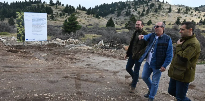 Έργα που αλλάζουν την περιοχή των Καλαβρύτων, επισκέφτηκε ο Νεκτάριος Φαρμάκης