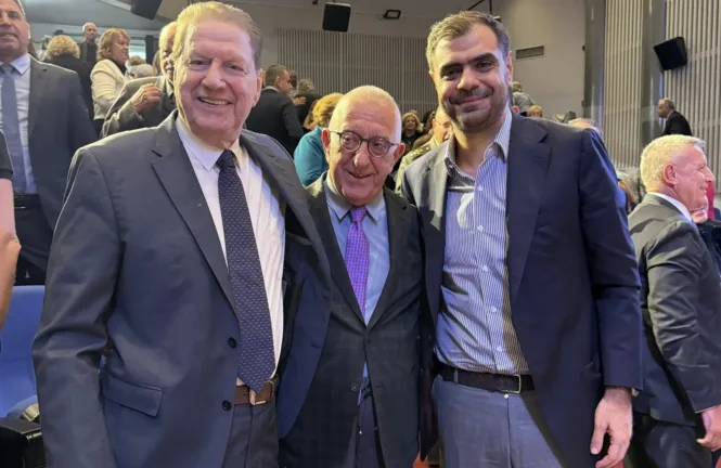 Στη βράβευση του Νικήτα Κακλαμάνη και ο Παύλος Μαρινάκης